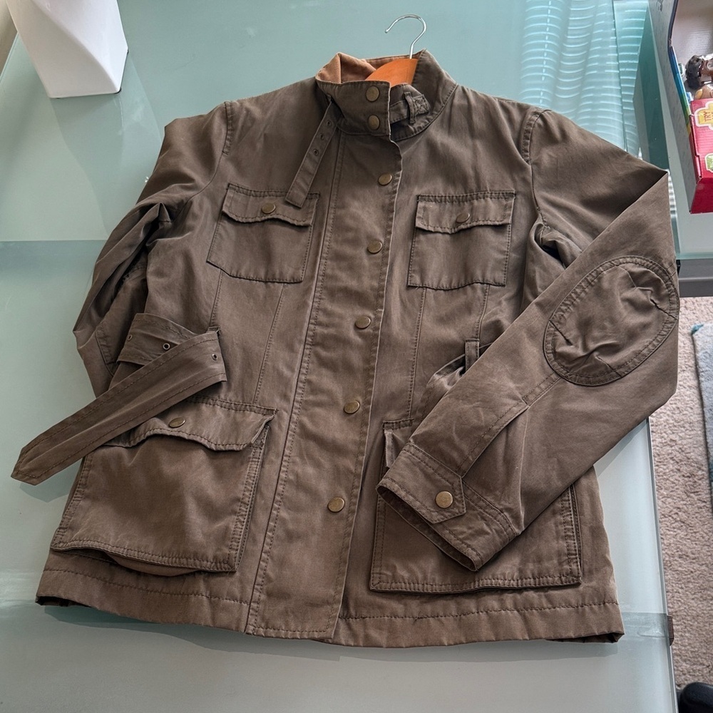 Banana Republic Chore Jacket Banana Republic Olive Green Military Jacket Size S
